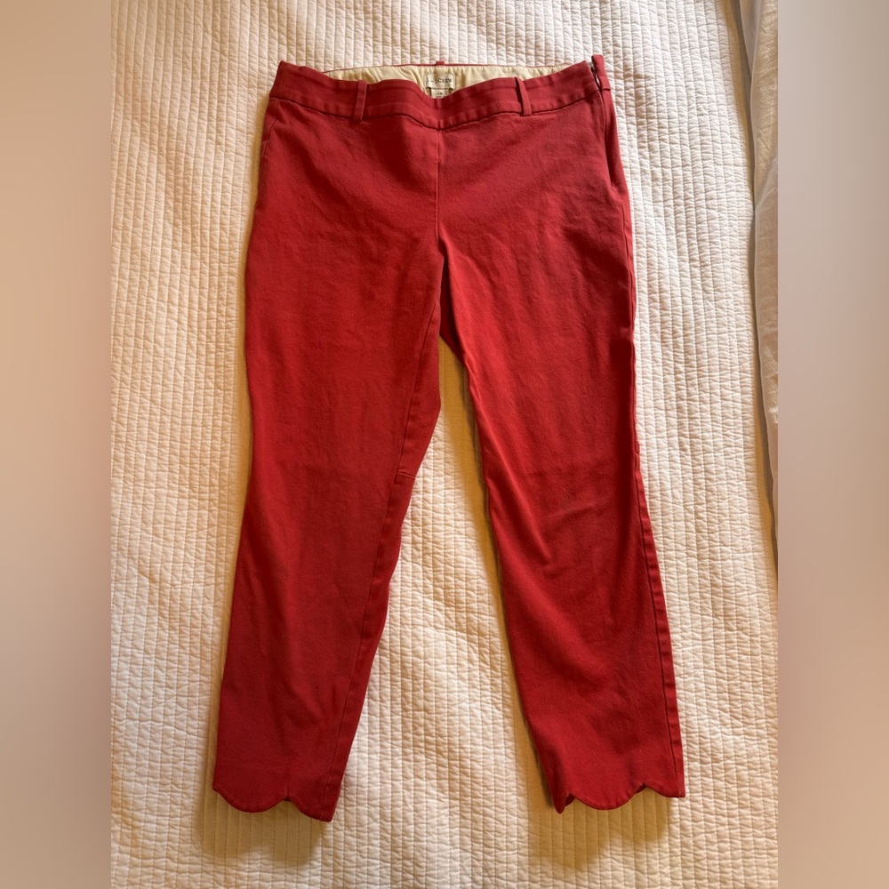 J by j crew scallop trim pants